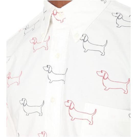 Sơ Mi Thom Browne Thêu Cún