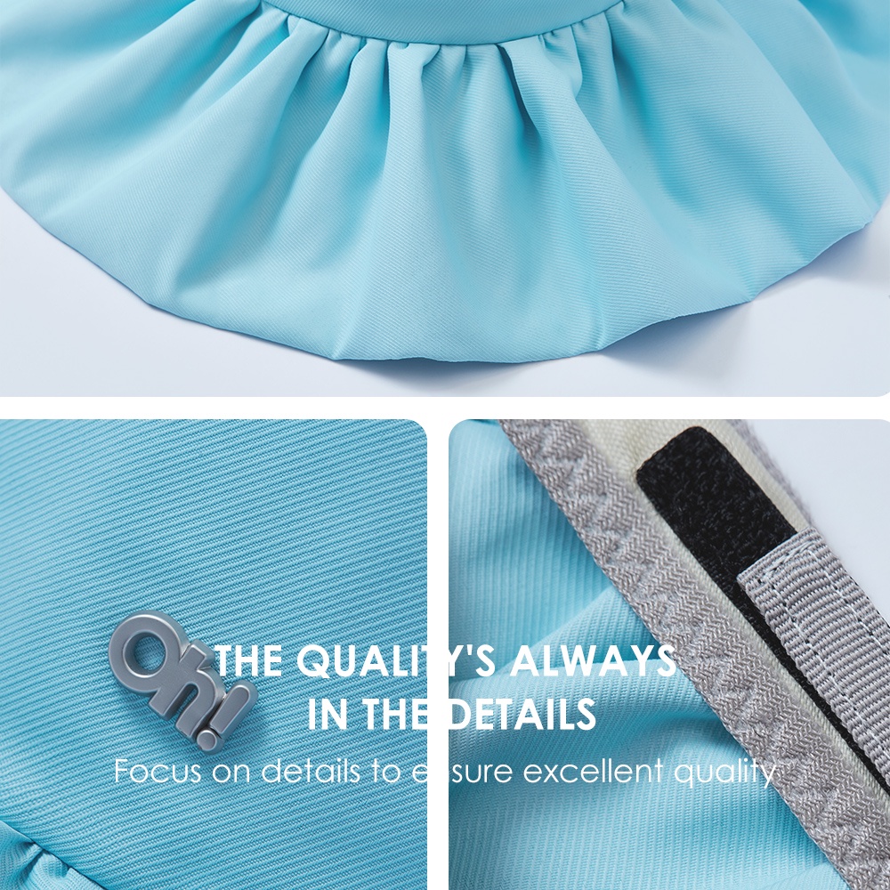 Mũ OHSUNNY vành rộng thông thoáng chống UPF50+ UV phong cách hè cho bé