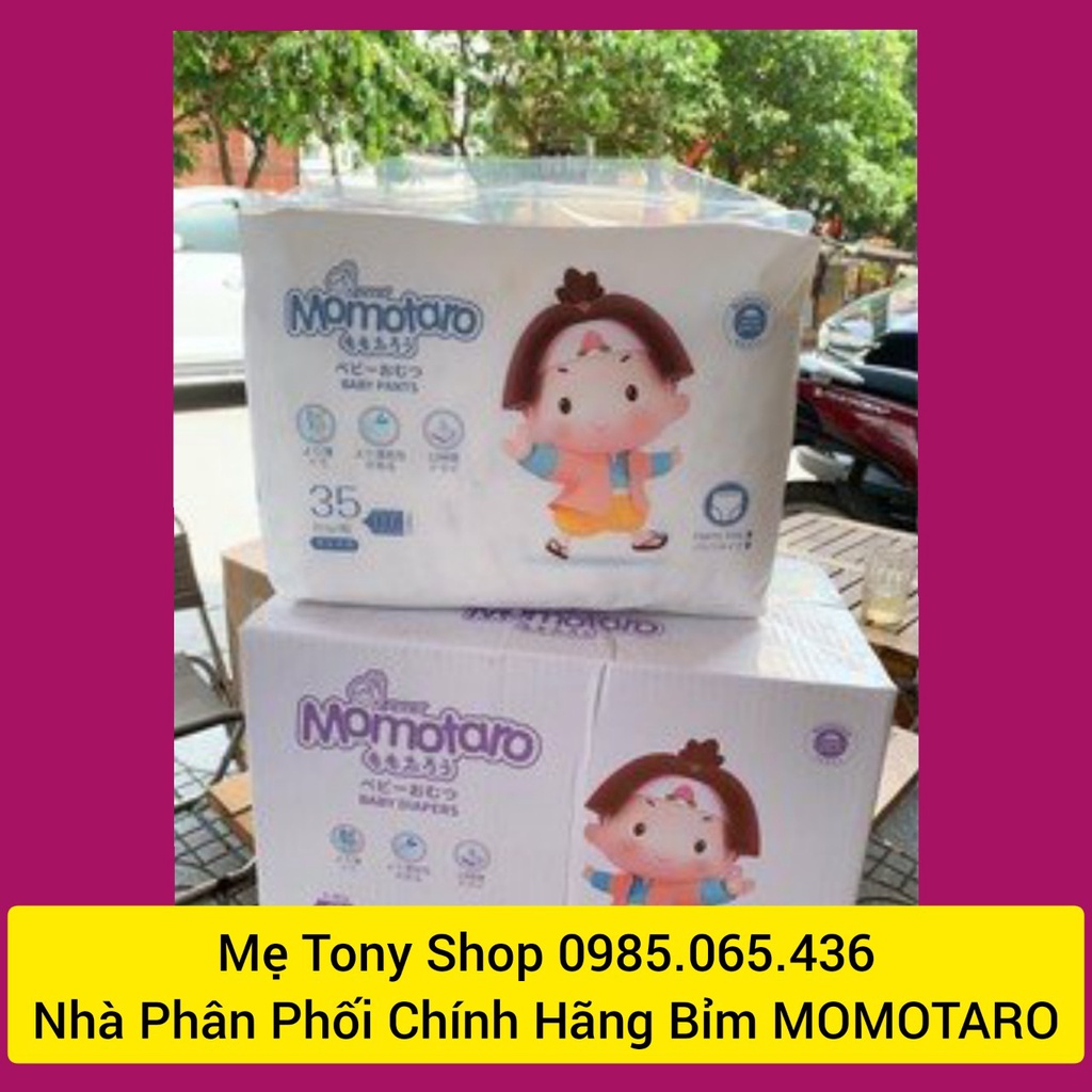 (Giao Hỏa Tốc Sài Gòn) Tã Bỉm Dán/Quần Xuất Nhật MOMOTARO S56/M46/L42/XL39/XXL36/XXXL35