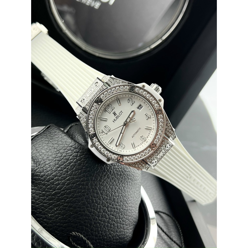 [FULL BOX]Đồng Hồ Nữ HB BIGBANG WHITE FULL Đá-34mm- máy quazt , Chống Nước- Bảo Hành 24 Tháng | BigBuy360 - bigbuy360.vn