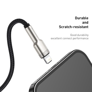 Cáp sạc nhanh Baseus cổng USB 2.4A dành cho iPhone 11 12 Pro Max