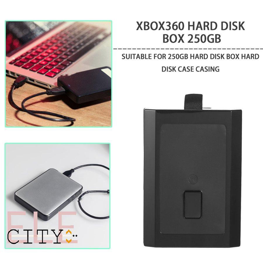 ✨COD✨Hard Disk 250GB HDD Case Hard Drive Enclosure Box Shell Cover for Xbox 360