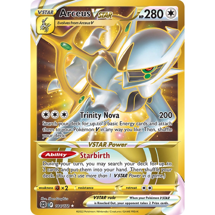 Trọn bộ TẤT CẢ Thẻ bài Pokemon huyền thoại ARCEUS TCG đã phát hành - KHÔNG TRÙNG NHAU