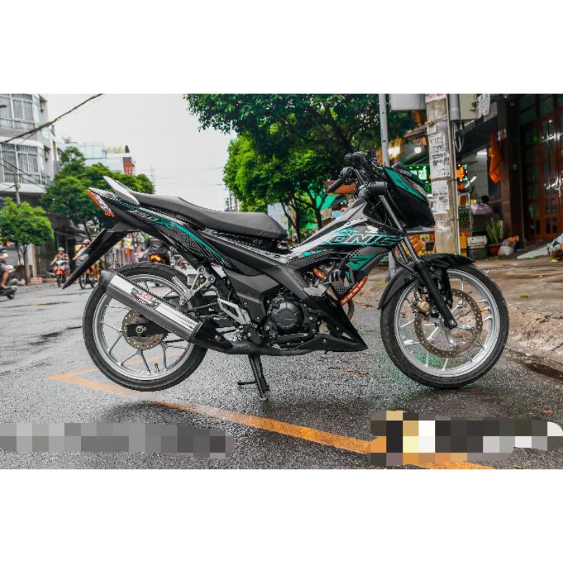 tem rời sonic 150 đen - decal ruby