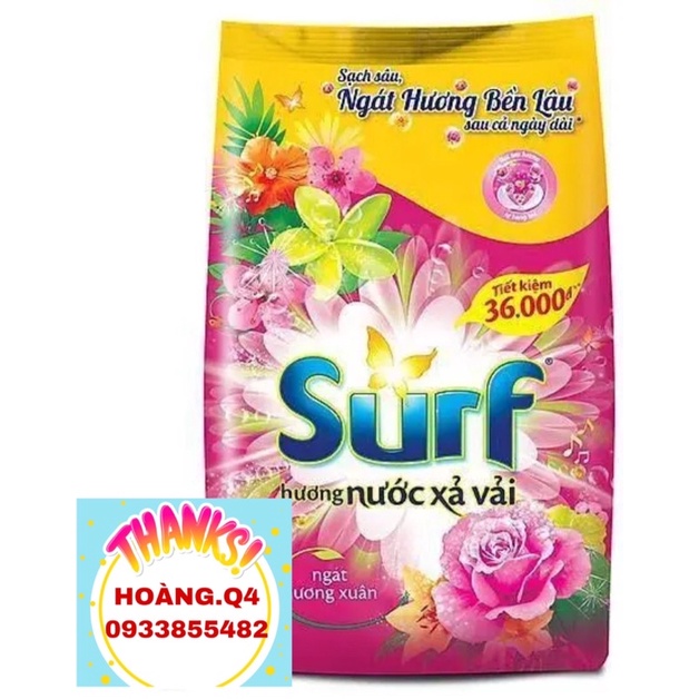 ⚡Bột giặt Surf nước hoa 2kg cam kết chính hãng 100%⚡