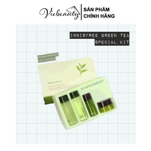 Bộ Dưỡng Da Innisfree Green Tea Special Kit EX Mini 4 Món - Khongcoson | BigBuy360 - bigbuy360.vn