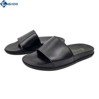 [Xả Hàng] Dép Da Nam Dép Lê Nam Thời Trang Ensado DE9263 (Đen)