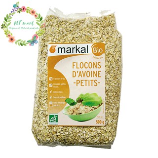 Yến mạch cán mỏng hữu cơ Markal 500g / NTMart