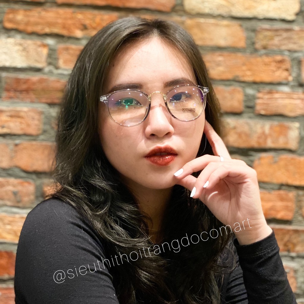 Gọng kính cận tròn nam nữ chất liệu nhựa dẻo thiết kế nhiều màu sắc - TR209 | BigBuy360 - bigbuy360.vn