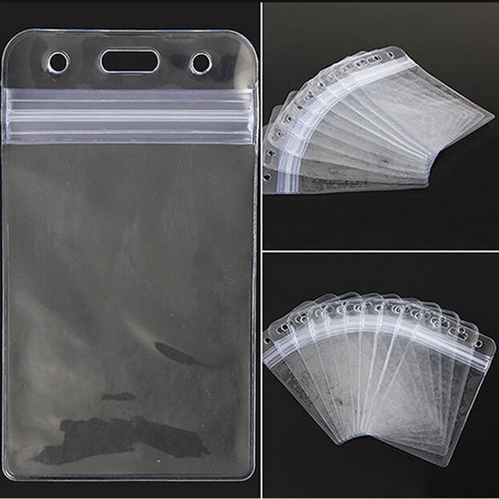 10 Túi nhựa vinyl trong suốt đựng thẻ tiện dụng