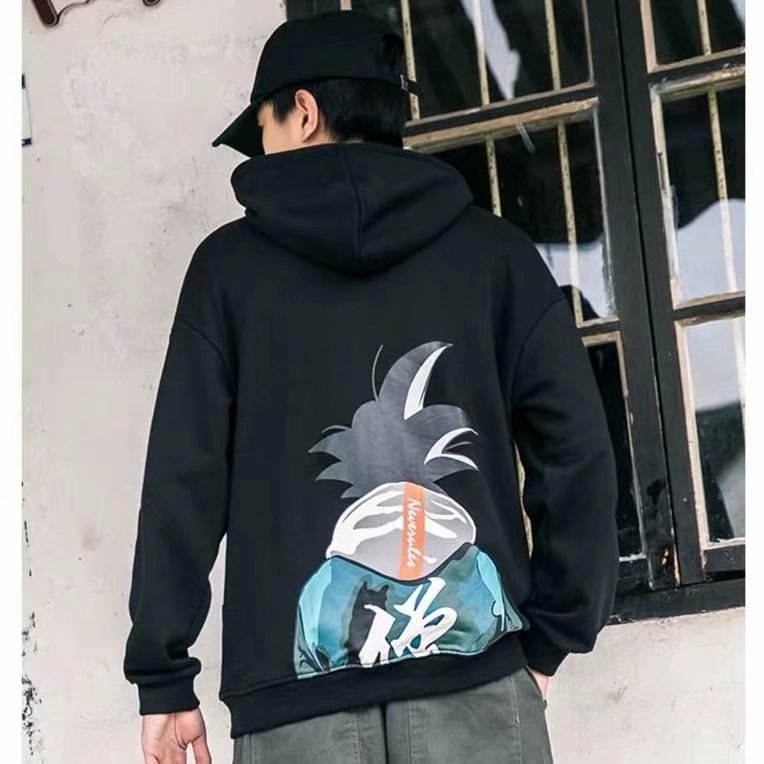 Áo Hoodie In Hình Dragon Ball Phong Cách Nhật Bản Cá Tính