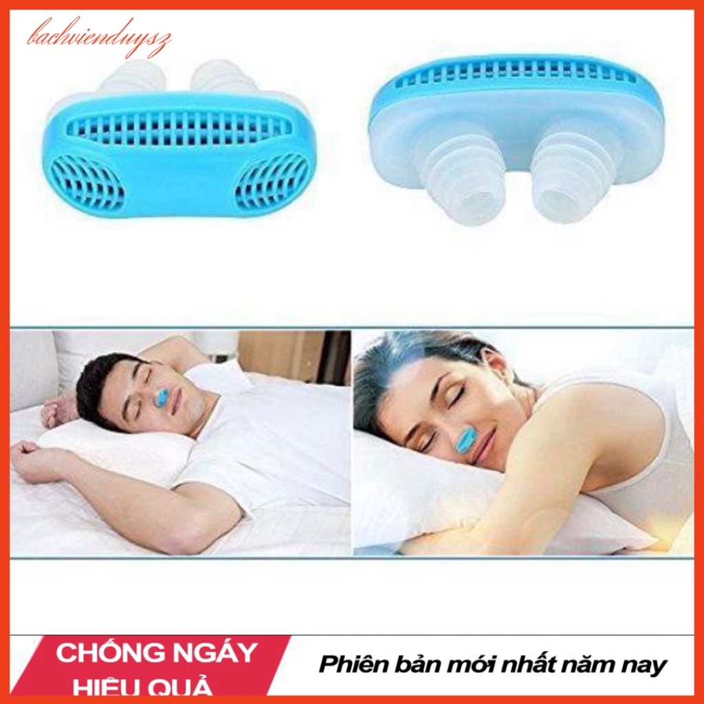Dụng Cụ Chống Ngáy Ngủ 2 in 1 Nhật Bản - Thiết Bị Hỗ Trợ Chống Ngủ Ngáy Hiệu Quả Tiện Lợi