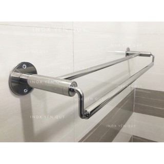Thanh treo khăn mặt đôi Inox 40cm 50cm 60cm