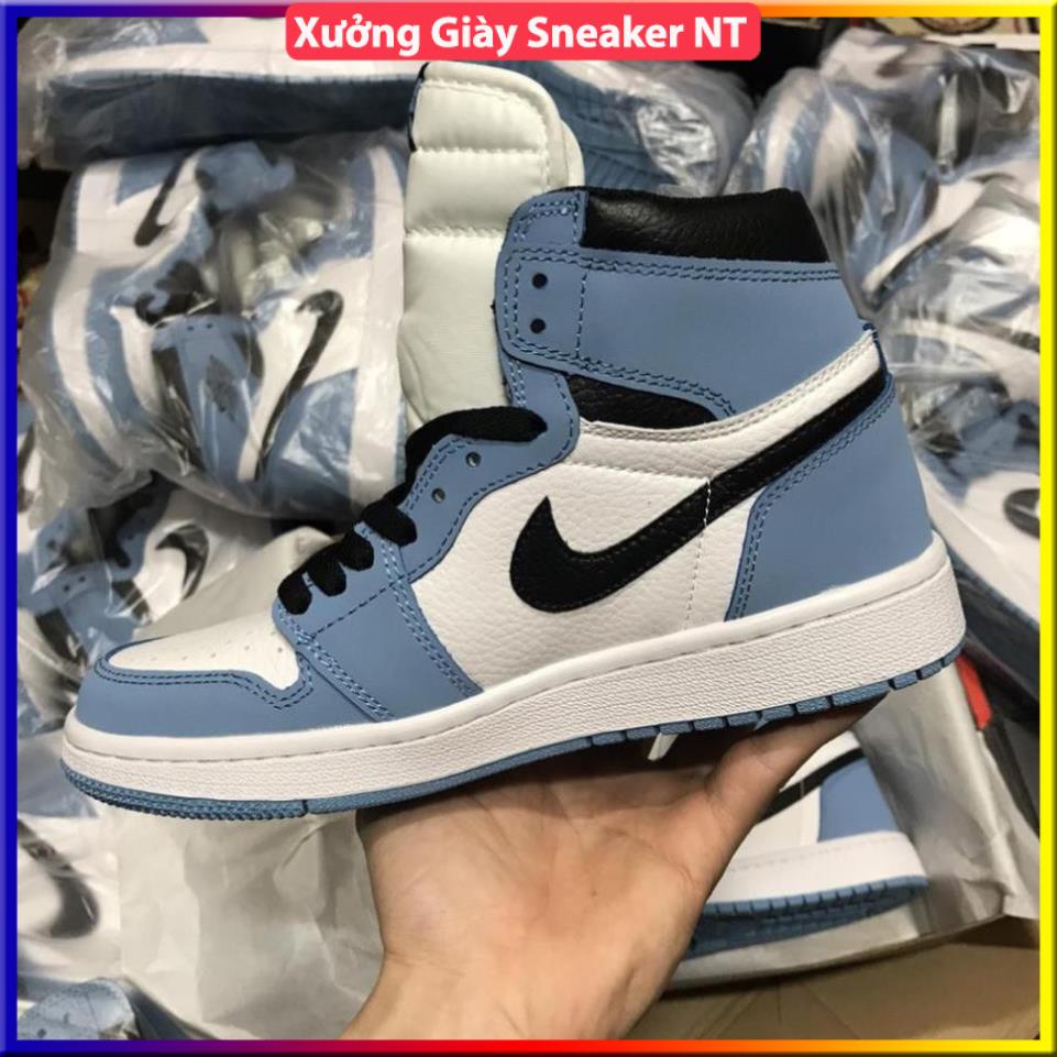 (skylamada) Giày thể thao Jordan 1 xám cao cổ, Giày sneaker Jodan cao cổ xám móc đen smoke grey nam nữ cao cấ | BigBuy360 - bigbuy360.vn