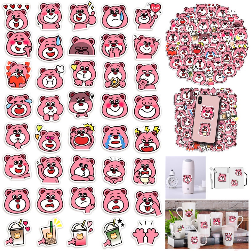 ❉ Hình Dán Lotso Q-2 ❉ Set 40 Sticker Dán Trang Trí Nhật Ký, Laptop Hay Scrapbook