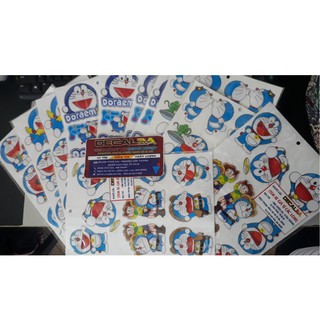 Sticker Doraemon đổ nổi