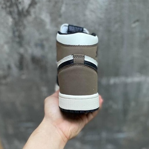 Giày jordan nâu trắng, Giày JD1 cao cổ, GIày jodan cao cổ dễ phối đồ | BigBuy360 - bigbuy360.vn
