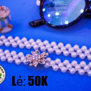 [giá sốc] Thắt lưng ngọc trai cao cấp