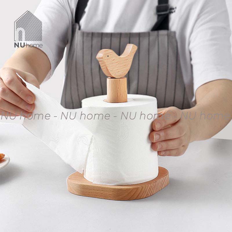 nuhome.vn | Cây để giấy ăn - Toki, cây để giấy nhà bếp bằng gỗ cao cấp được thiết kế mộc mạc, sang trọng và đẹp mắt