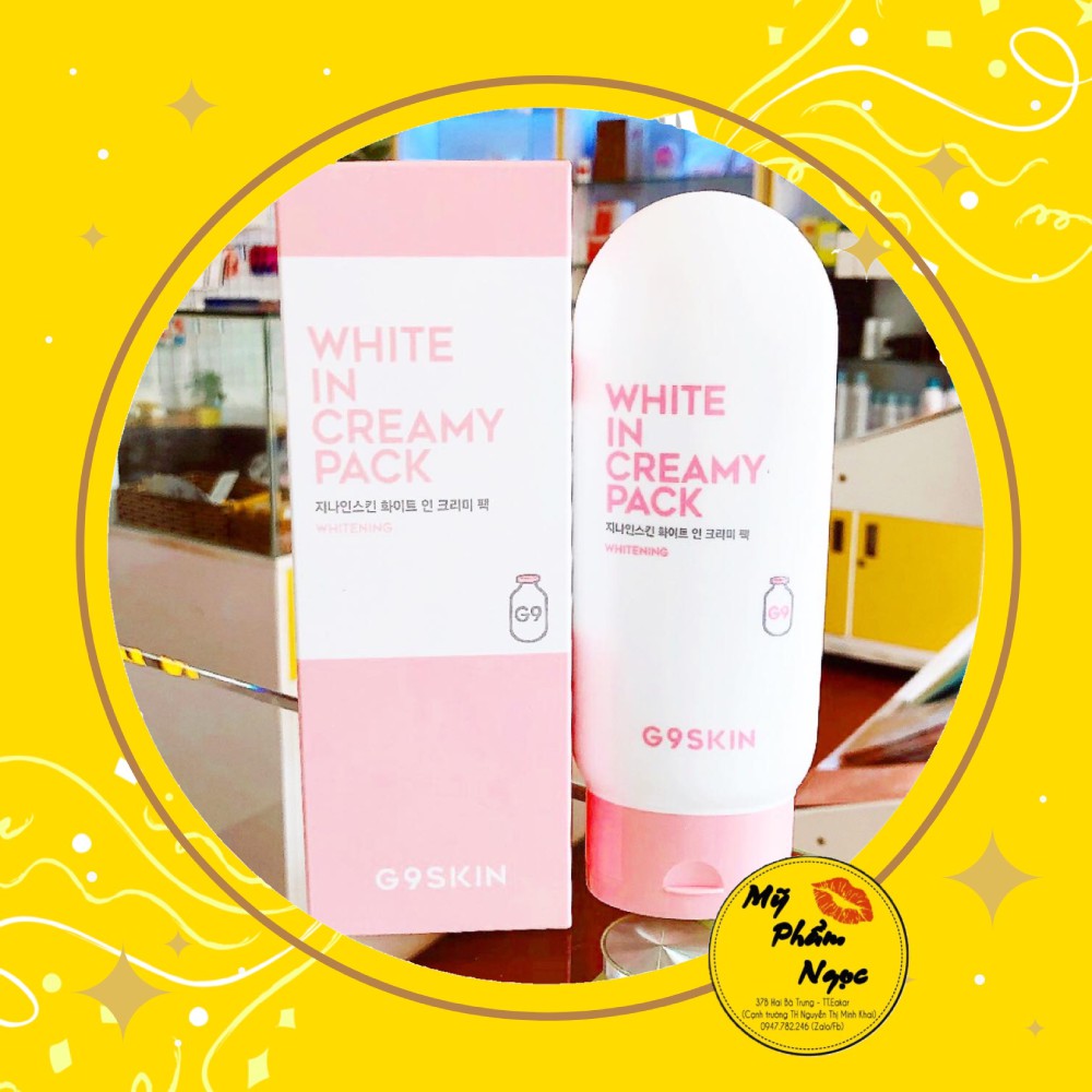 Kem Ủ Trắng Da Toàn Thân G9-Skin White In Creamy Pack Whitening