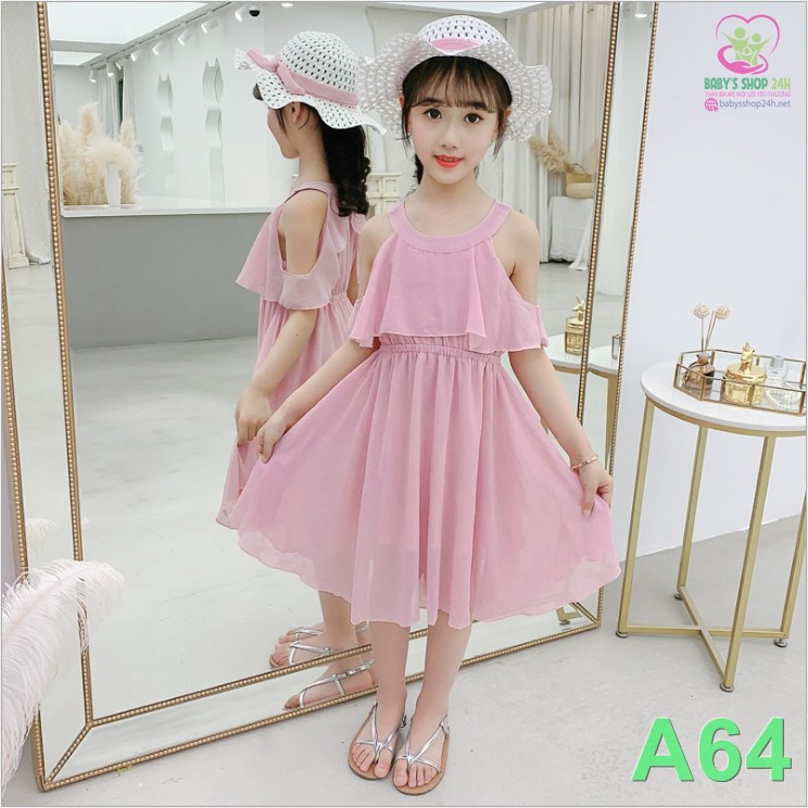 ĐẦM MAXI BÉ GÁI ĐẠI DƯƠNG A64