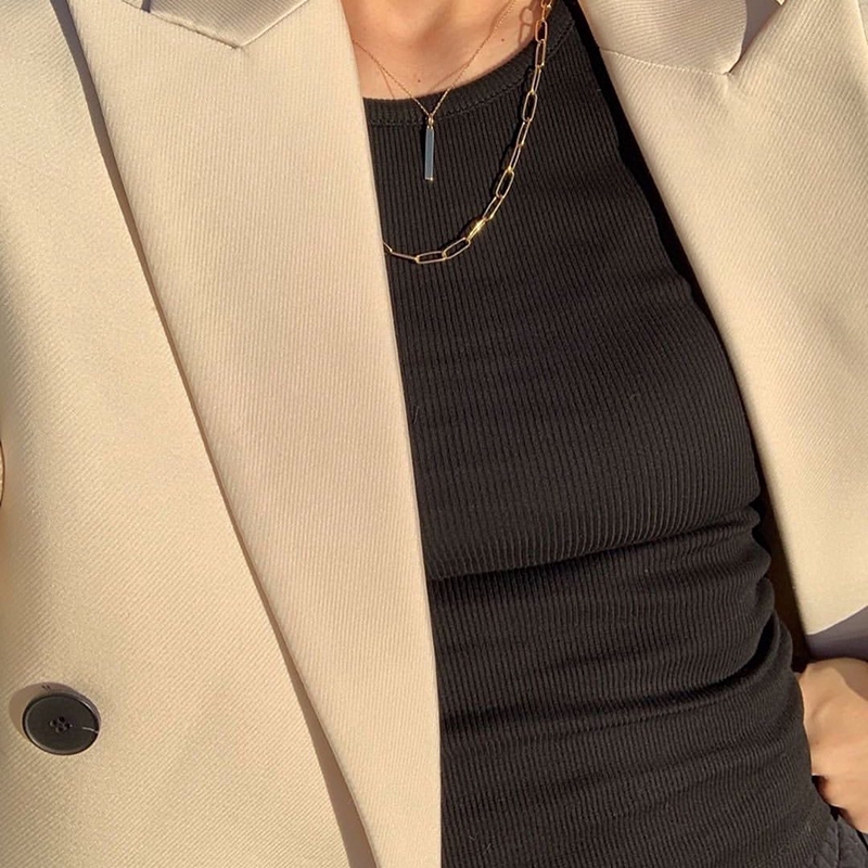 Vnox Vòng Cổ Choker Mặt Hình Tròn Phong Cách Tối Giản Cổ Điển Cho Nữ