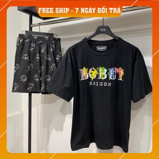 Áo thun BOBUI 🎖 Siêu chất Có Tag cổ 🎖 UNISEX