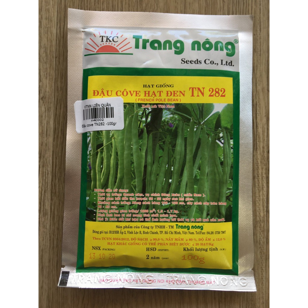 Đậu Cove hạt đen TN 282 ( 100gr )