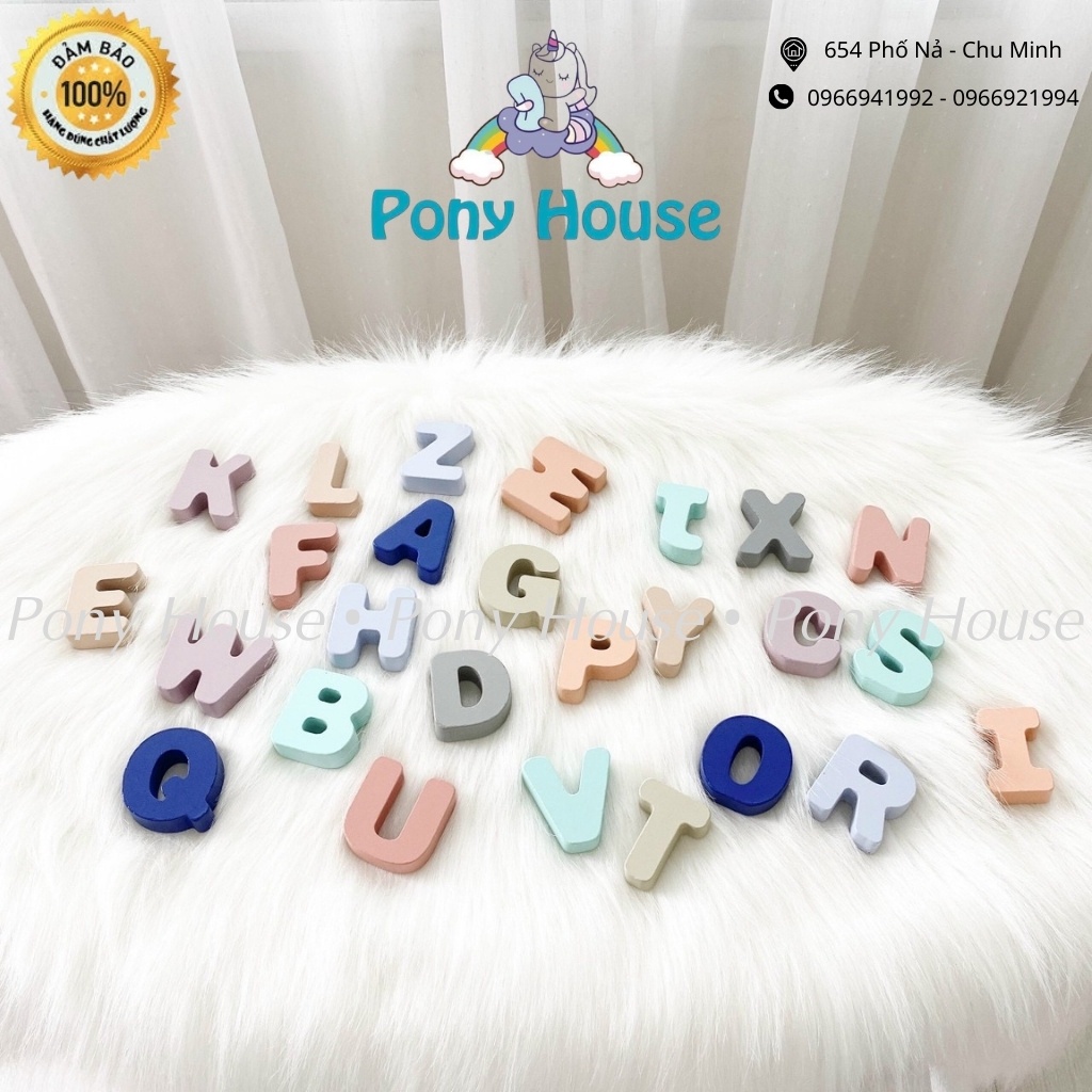 Bảng Học Chữ Cái - Bảng Số Giúp Bé Phát Triển Tư Duy Tốt, Chất Liệu Gỗ Cao Cấp Dày Dặn