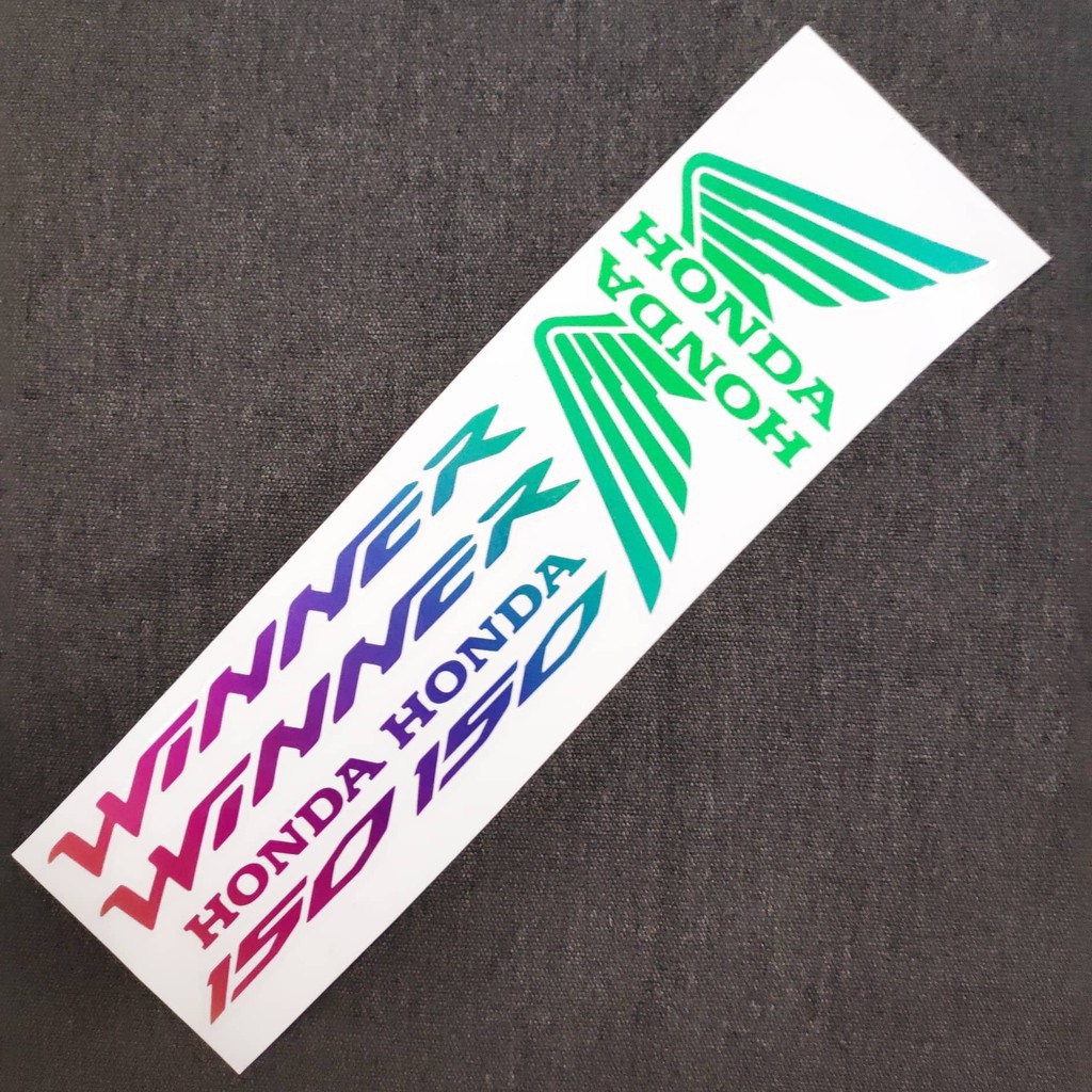 [TEM GIẤY PHẢN QUANG] TEM DÁN TRANG TRÍ XE MÁY PHẢN QUANG CHO XE MÁY (CHỮ+LOGO)