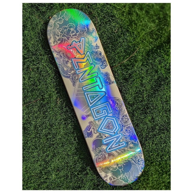 Mặt Ván Trượt Skateboard PENTAGON YOKAI HOLOGRAM DECK