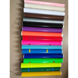 (set 5met) Đề can màu khổ 60 cm, decal bóng trang trí mầm non