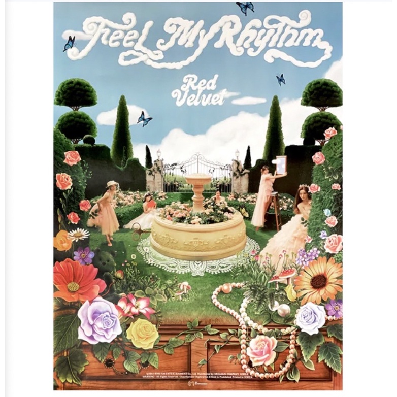 Có sẵn poster Red Velvet Feel My Rhythm chính hãng