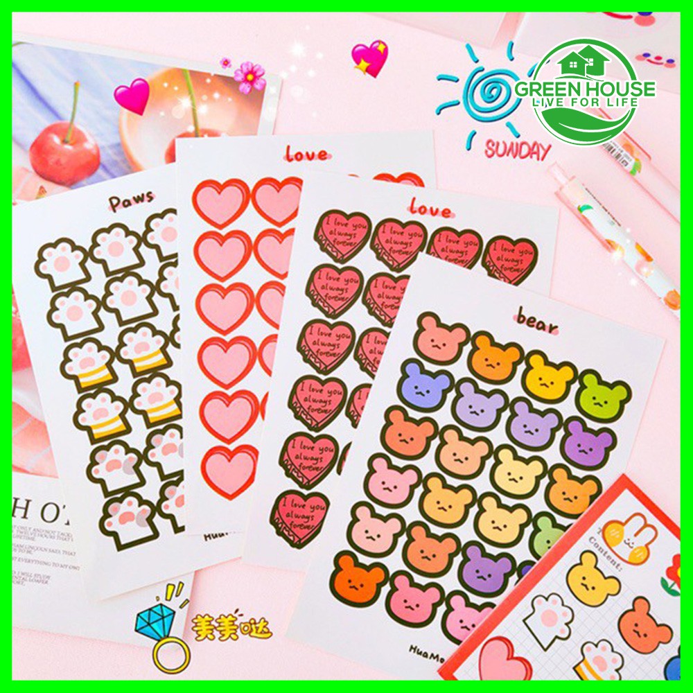 Zanmoo Hà Nội - Sticker DIY 43 hình kute Zanmoo, Sticker trang trí tập,vở, đồ dùng học tập, Vali , bàn học