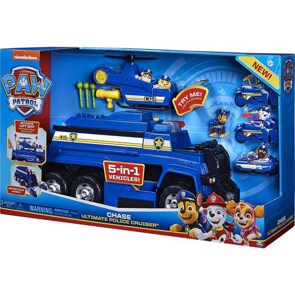 Bộ xe cảnh sát giải cứu siêu hạng 5 trong 1 Paw Patrol 6058329