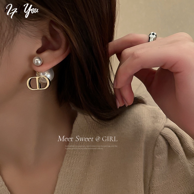 Khuyên Tai Đính Ngọc Trai Thời Trang Dành Cho Nữ