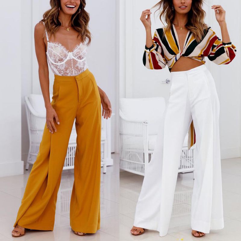 FREESHIP ĐƠN 99K_ Quần dá̀i ống rộng thời trang cho nữ | BigBuy360 - bigbuy360.vn