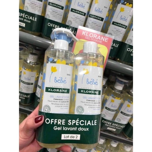 SỮA TẮM KLORANE bebe 1000ml