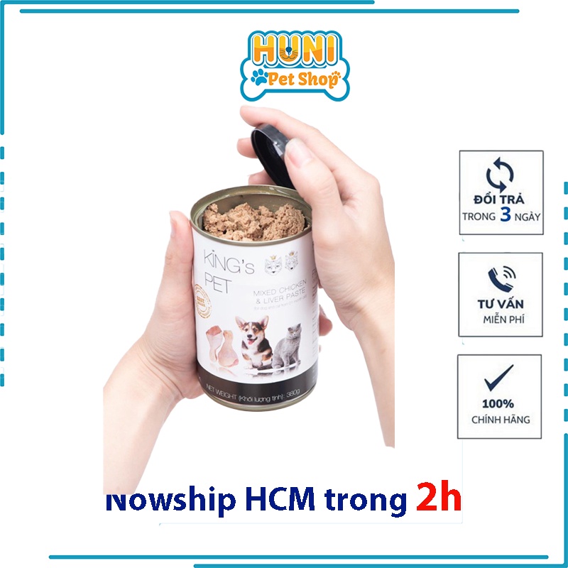 Pate Hỗn Hợp Hoàn Chỉnh King's Pet Dành Cho Thú Cưng - sốt cho chó King Huni petshop