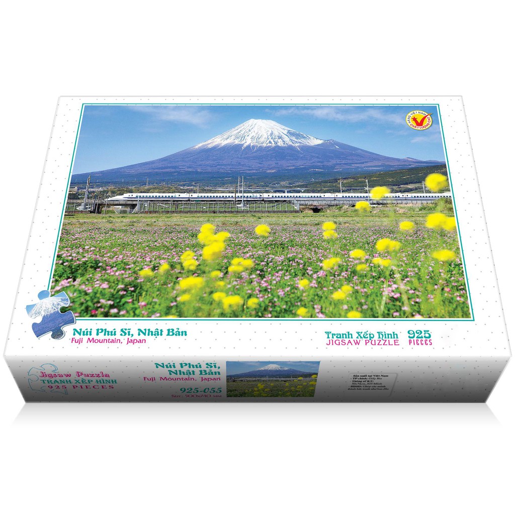 Bộ tranh xếp hình jigsaw puzzle 925 mảnh – Núi Phú Sĩ, Nhật Bản