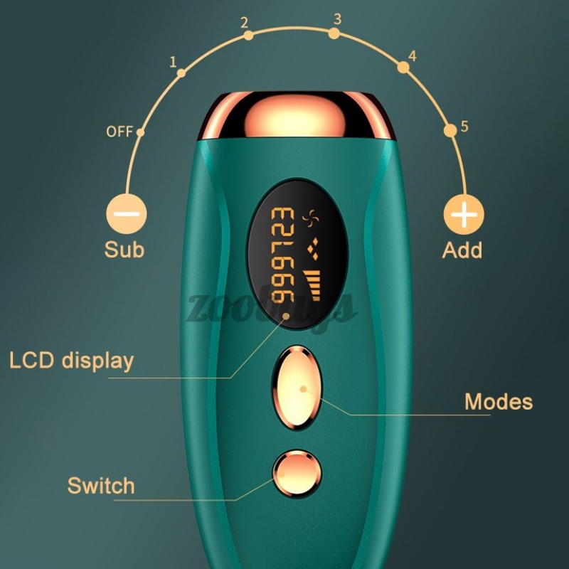 Máy Triệt Lông Vĩnh Viễn Mini Cầm Tay Triệt Lông Toàn Thân Bằng Laser IPL 990000 Không Gây Đau - Bảo Hành 12 Tháng