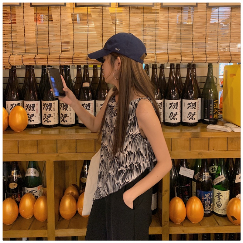 Áo Hai Dây Mỏng Màu Nhuộm Thời Trang Mùa Hè Cho Nữ | BigBuy360 - bigbuy360.vn