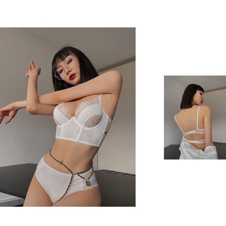 Áo lót bra corset ren MiYours Fashion &amp; More BR095 có gọng đệm mỏng cúp 3D tạo phom ngực đệm mỏng nâng ngực nhẹ