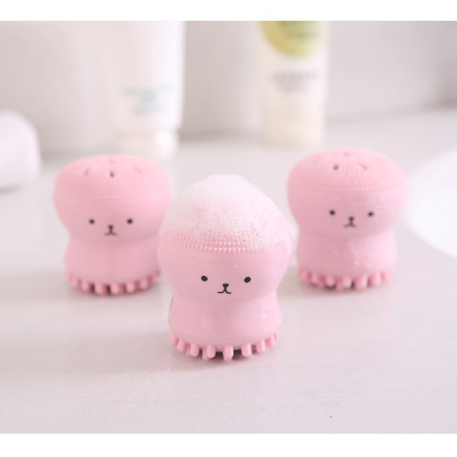 Cọ Rửa Mặt Bạch Tuộc Massage