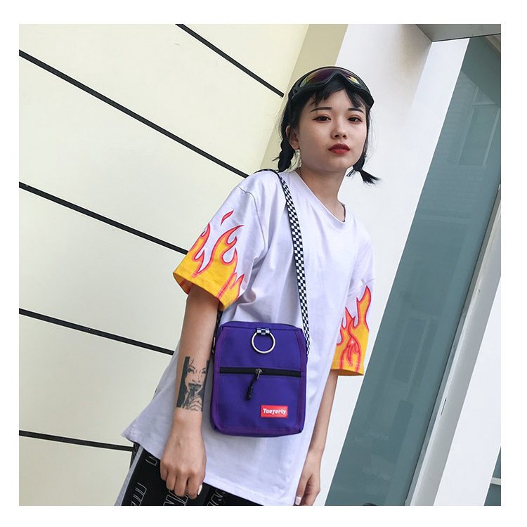 Túi đeo chéo vải bố thời trang Hàn cho nữ | BigBuy360 - bigbuy360.vn