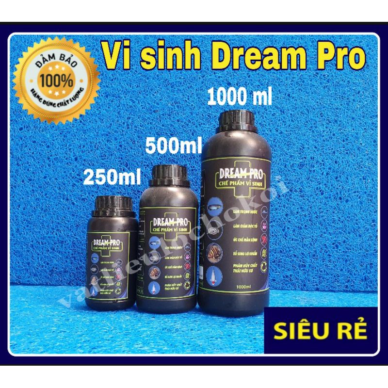 DREAM PRO - Men vi sinh làm trong nước, ức chế mầm bệnh ( chai 250ml - 500ml - 1000ml )