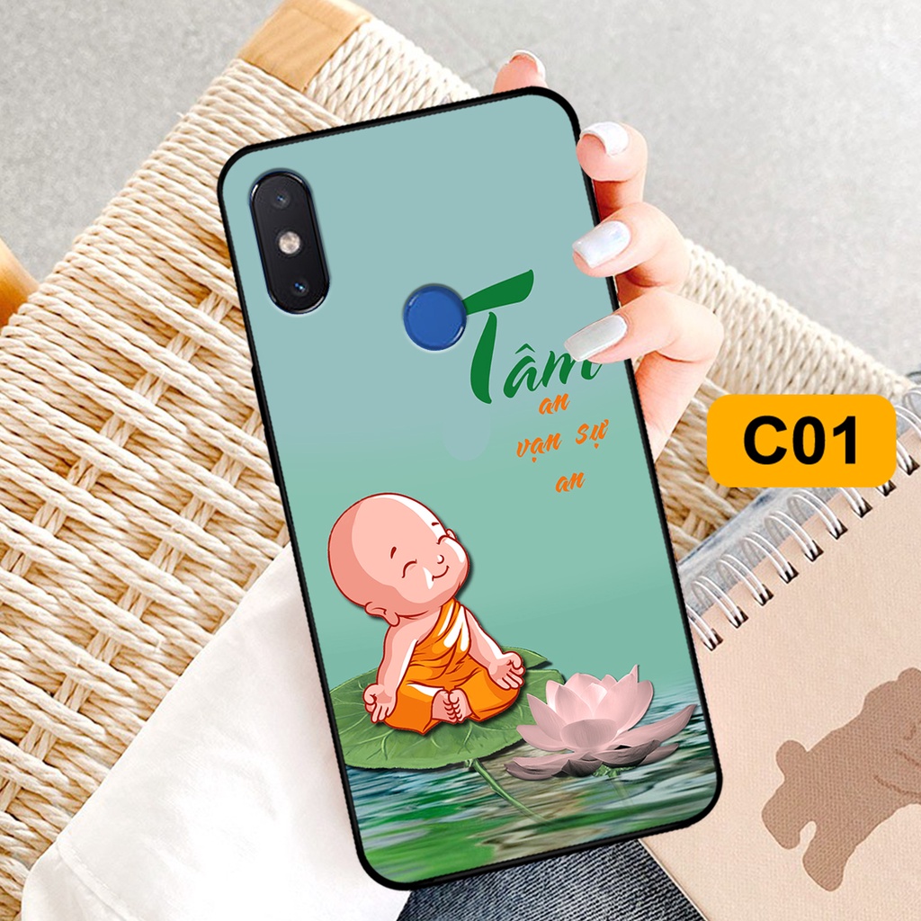 Ốp lưng Xiaomi Mi 8 - Mi 8 SE - Mi 8 Lite in hình phong cách chữ thư pháp cha mẹ, tài lộc