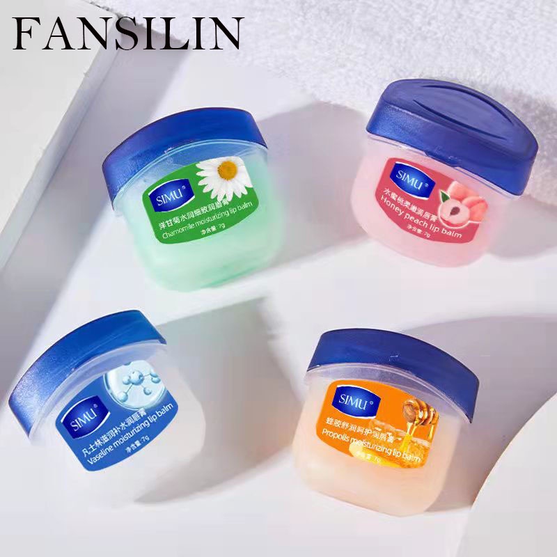 Son dưỡng môi FANSILIN Vaseline không màu giữ ẩm làm mờ đường viền môi 7g