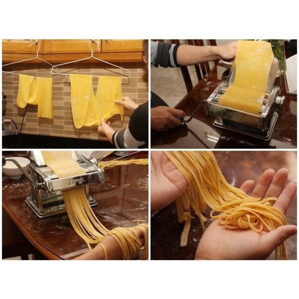 Máy Cán Mỳ Cắt Mỳ Gia Đình 3 Lưỡi Dao