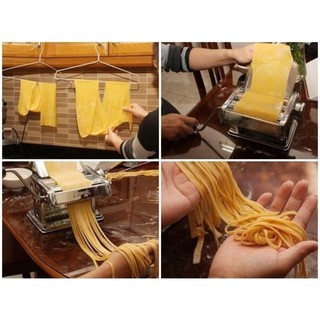 Máy cán mỳ, máy cắt mỳ 2 lưỡi cắt